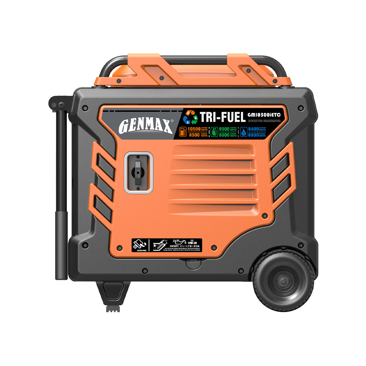 GM10500iETC Tri-Fuel Inverter Generator