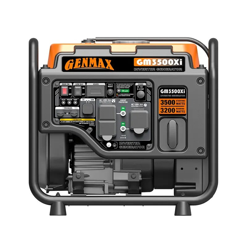 GENMAX GM3500Xi 3500 Watt Open Frame Inverter Generator with CO Detect