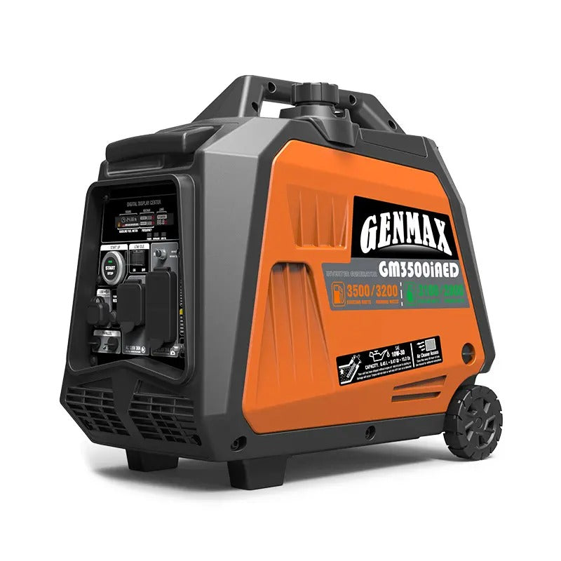 GENMAX GM3500iAED 3500 Watt Dual Fuel Inverter Generator with CO Detect