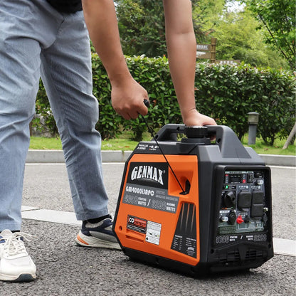 GENMAX GM4000iSAPC 4000 Watt Gasoline Inverter Generator with CO Detect