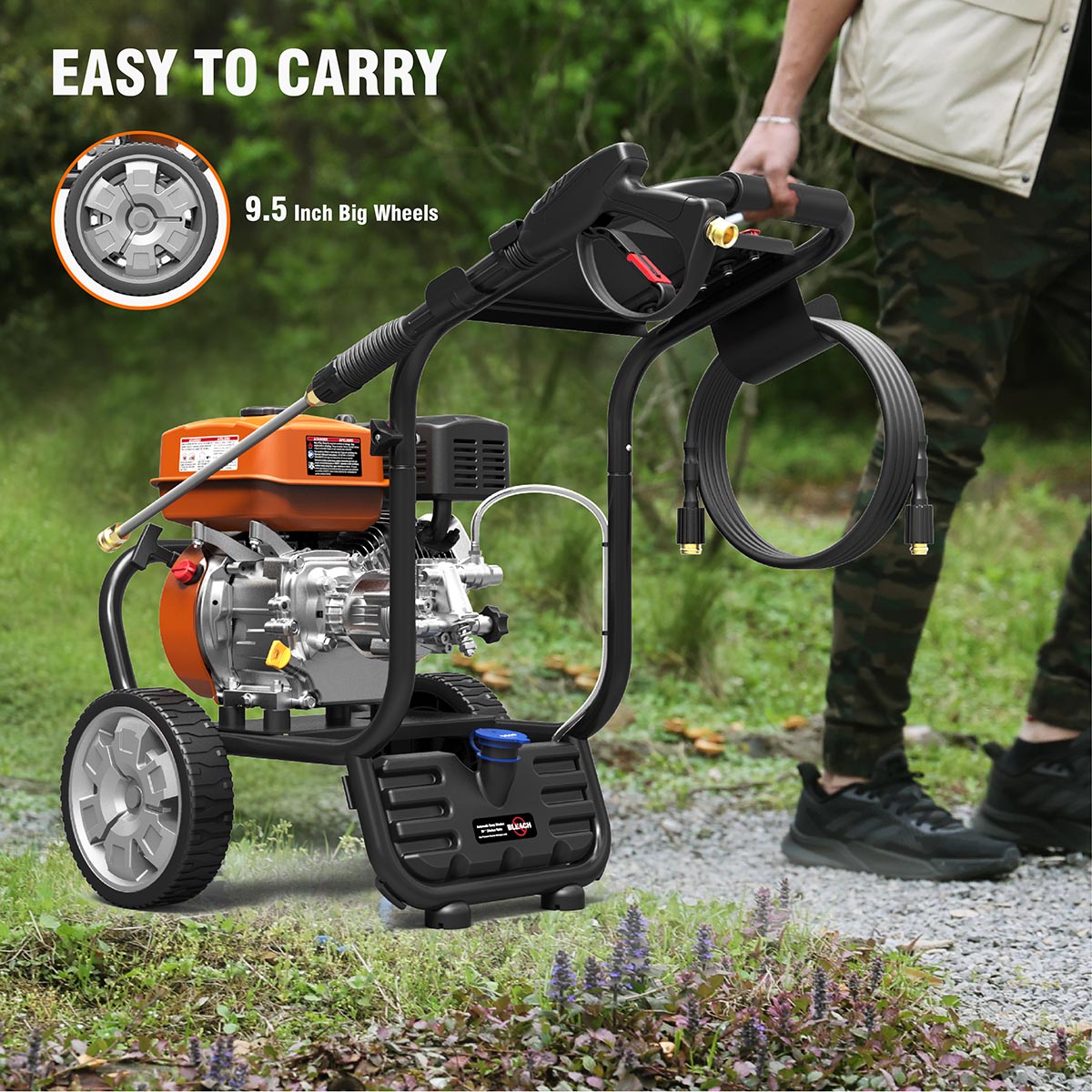 GMGPW3200-B 3200 PSI Gas Pressure Washer