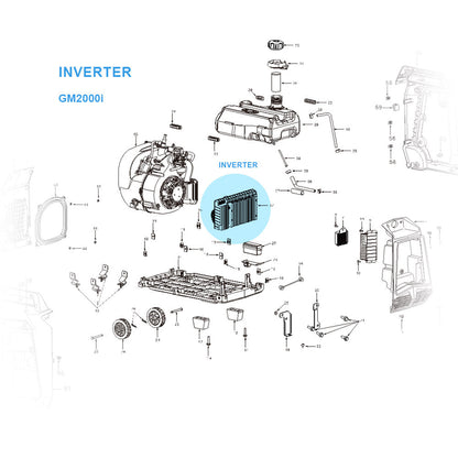 GENMAX Inverter Replacement for inverter Generator GM2200i