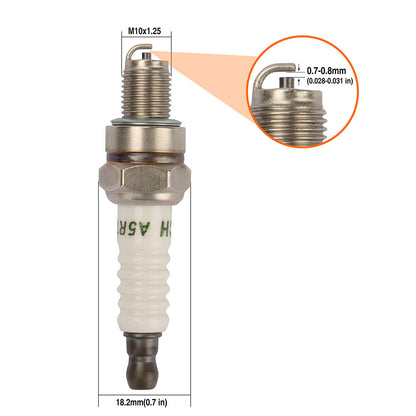 TORCH/A5RTC SPARK PLUG Replace for 79CC 98CC 145CC 4-Strock OHV GENMAX Engine Generators GM1200i GM2000i GM2200i GM2800iAE GM3200i GM3300i GM3500iAED GM3500iAD GM3500Xi&nbsp; MXR3500 MXR3500S&nbsp; &amp; Other Small Engines (Pack of 1)&nbsp;