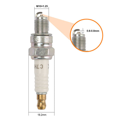 NGK/C7HSA SPARK PLUG Replace for 79CC 98CC 145CC 4-Strock OHV GENMAX Engine Generators GM1200i GM2000i GM2200i GM2800iAE GM3200i GM3300i GM3500iAED GM3500iAD GM3500Xi  MXR3500 MXR3500S  & Other Small Engines (Pack of 1)